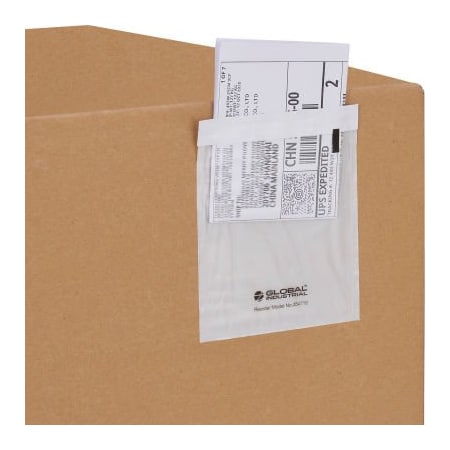 Gec Global Industrial Packing List Envelopes 4-1/2inL x 5-1/2inW Clear 1000/Pack FD-1C-5306NP